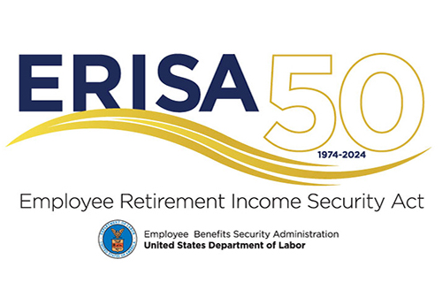 Celebrating ERISA's 50th Anniversary logo