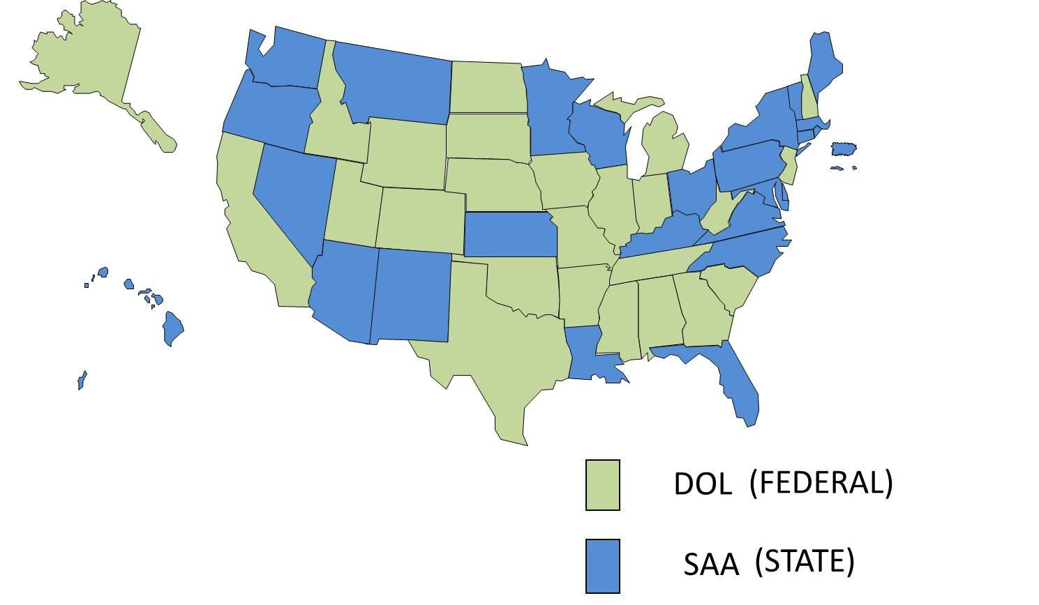 Image of Federal Apprenticeship Data 2016 State Map