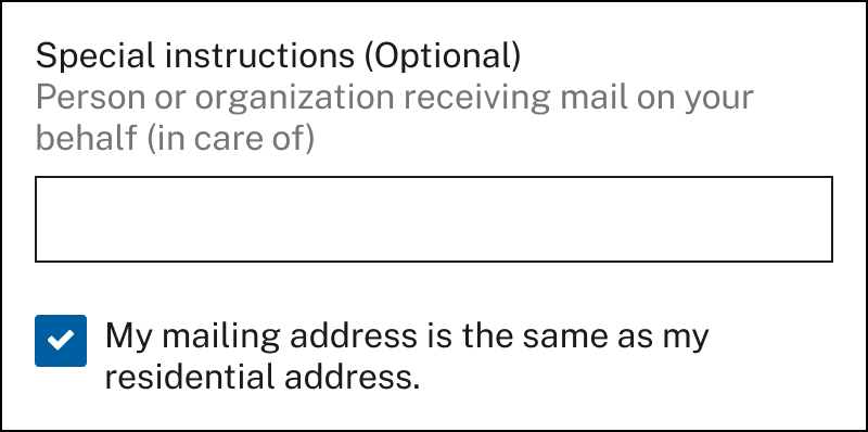 Personal information section | U.S. Department of Labor