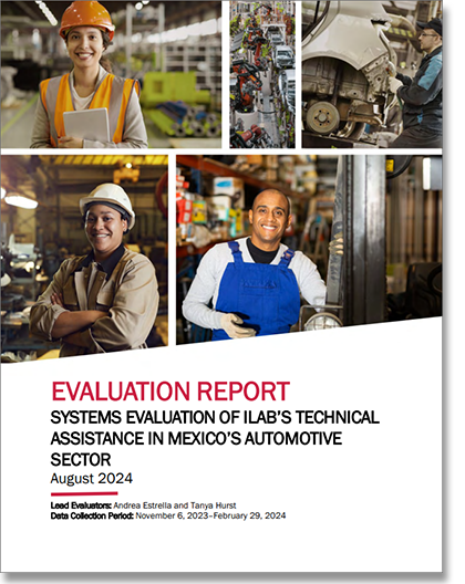 evaluation report cover page