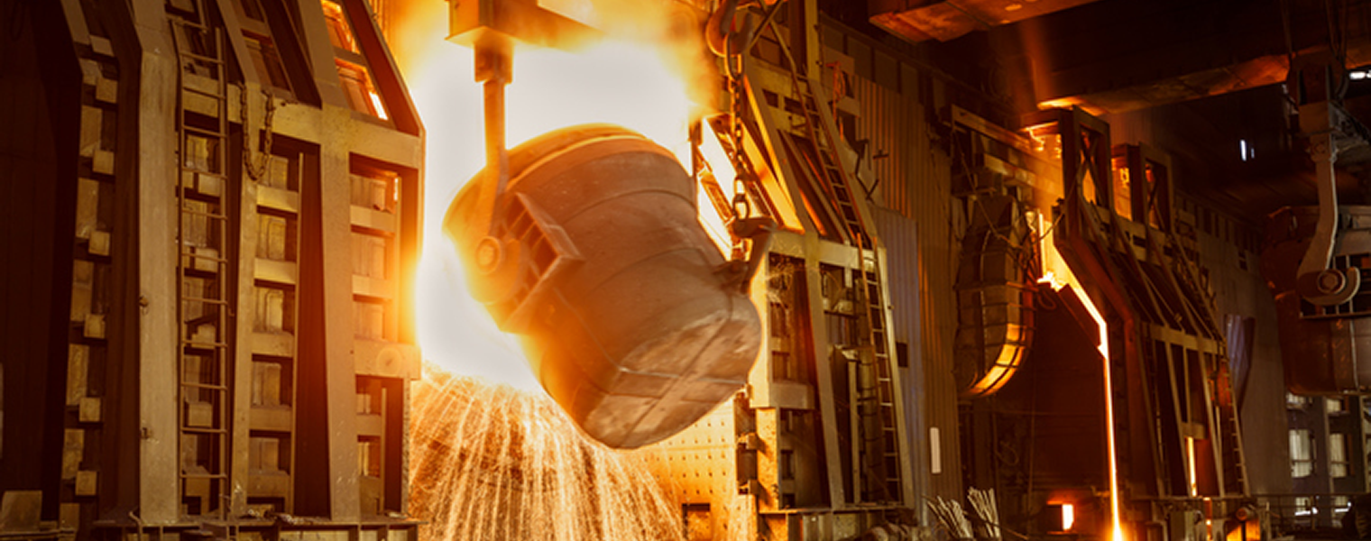 metal smelting furnace in chinese steel mills