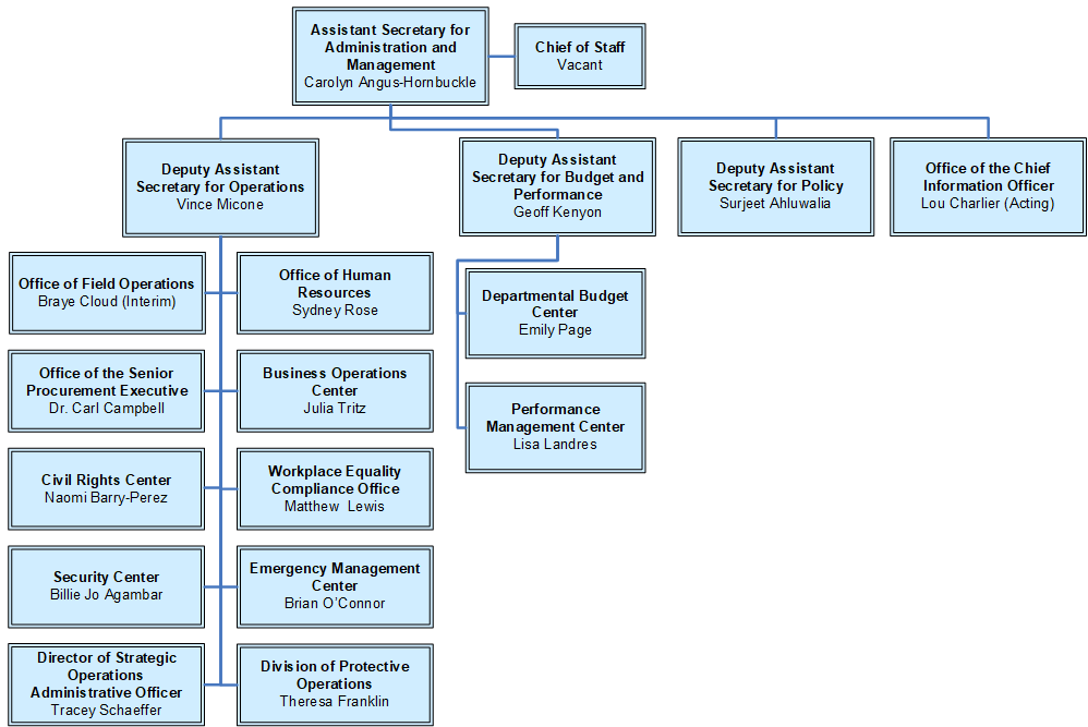 organizational chart text below