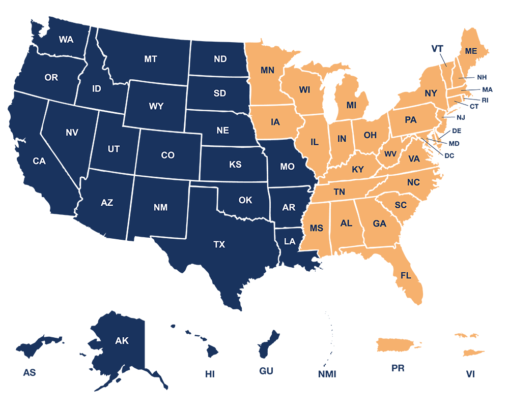 United States and territories
