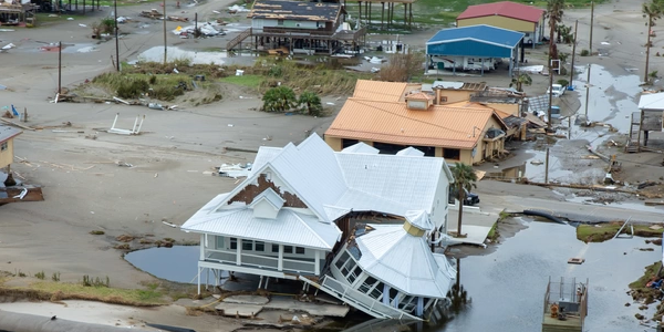 Aerial photo of homes damaged by Hurricane Ida. Source: DVIDS