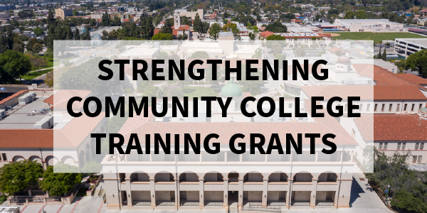 Strengthening community colleges training grants