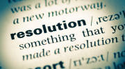 Image of a dictionary definition for the word âresolutionâ