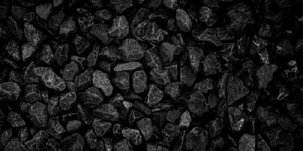 A pile of coal