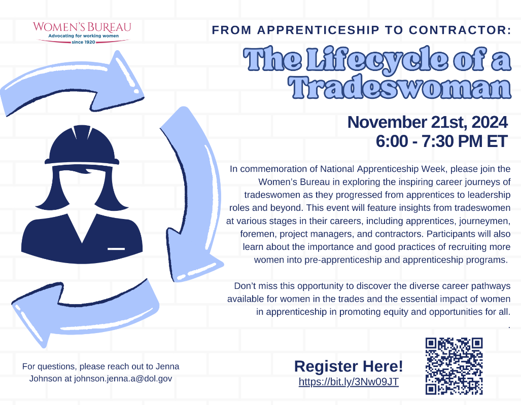 Lifecycle Tradeswoman flyer