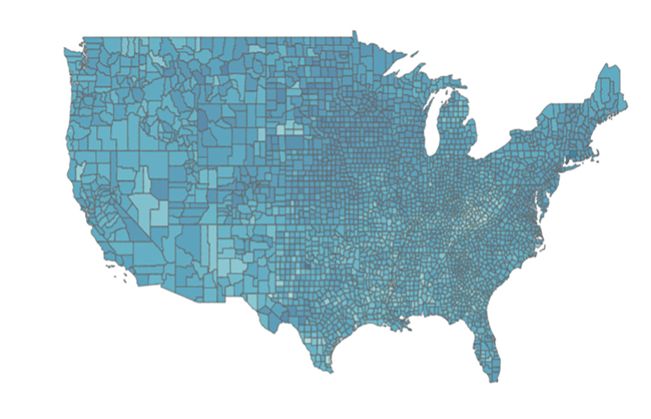 County & State Labor Force Participation Rates by Selected Characteristics