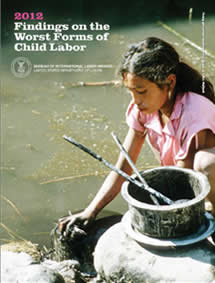 2012 Findings on the Worst Forms of Child Labor Report Cover