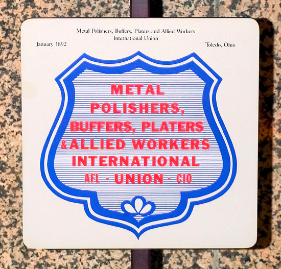 Metal Polishers, Buffers, Platers and Allied Workers International Union logo