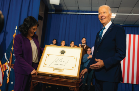 President Biden Honored