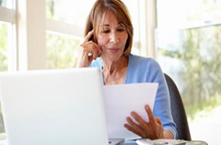 Older Woman with Laptop